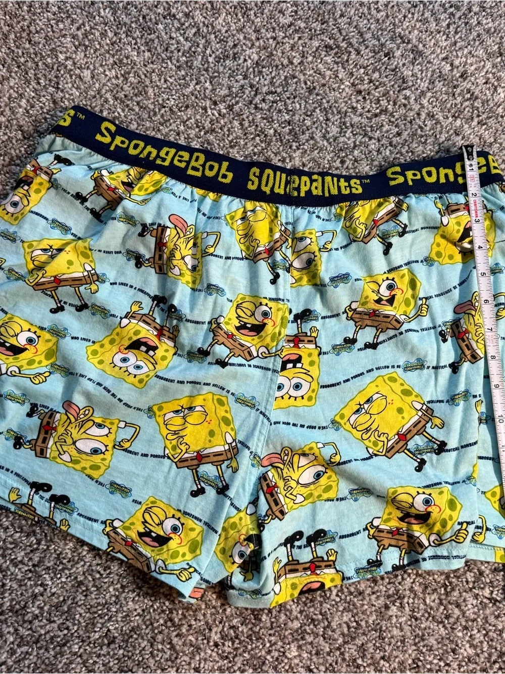 SpongeBob SquarePants Light Blue Kids Shorts